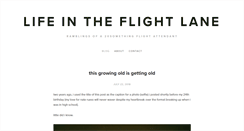 Desktop Screenshot of lifeintheflightlane.com